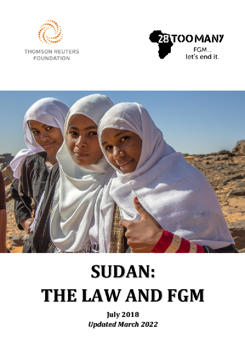 Sudan: The Law and FGM/C (2018; updated 2022, English)